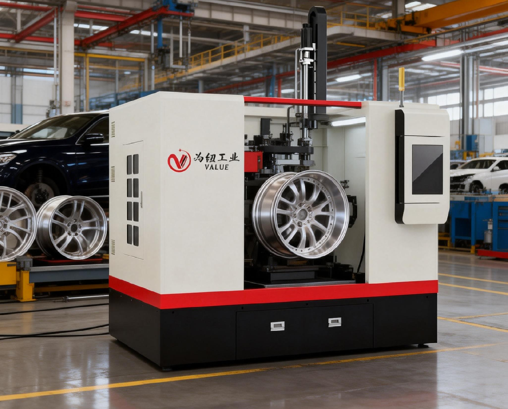 五轴打磨抛光设备在汽车铝合金轮毂领域的应用案例