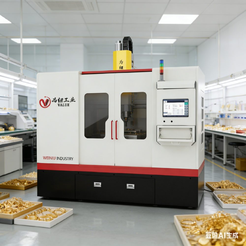 五轴抛光赋能黄金珠宝行业 助力硬金工艺高效量产